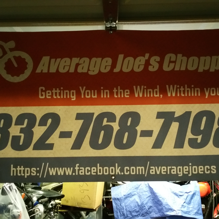 Average Joes Chopper Shop | 6931 Gettysburg Dr, Richmond, TX 77469 | Phone: (832) 768-7198