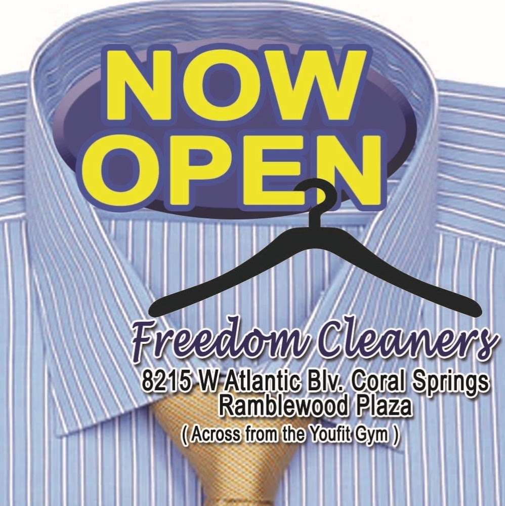 Freedom Cleaners | 8215 W Atlantic Blvd, Coral Springs, FL 33071, USA | Phone: (954) 603-2639