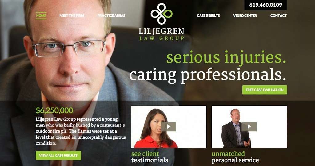 Liljegren Law Group | 6265 Greenwich Dr #210-A, San Diego, CA 92122, USA | Phone: (619) 460-0109