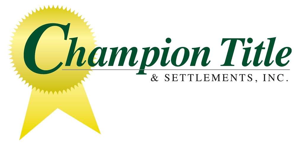 Champion Title & Settlements- Ashburn Office | 43490 Yukon Dr #109, Ashburn, VA 20147, USA | Phone: (703) 444-4100