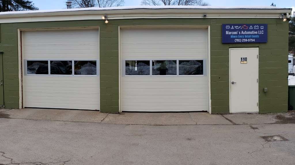 Marconis Automotive (formerly Joeys Auto) Rear of building | 110 Concord Rd, Lincoln, MA 01773 | Phone: (781) 259-9794