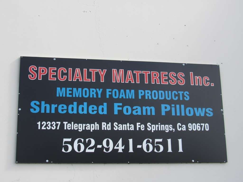 Specialty Mattress Inc. | 13903 Maryton Ave, Santa Fe Springs, CA 90670, USA | Phone: (562) 941-6511