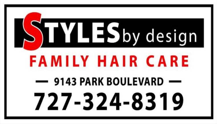 Styles by Design | 9143 Park Blvd N, Seminole, FL 33777, USA | Phone: (727) 317-4722