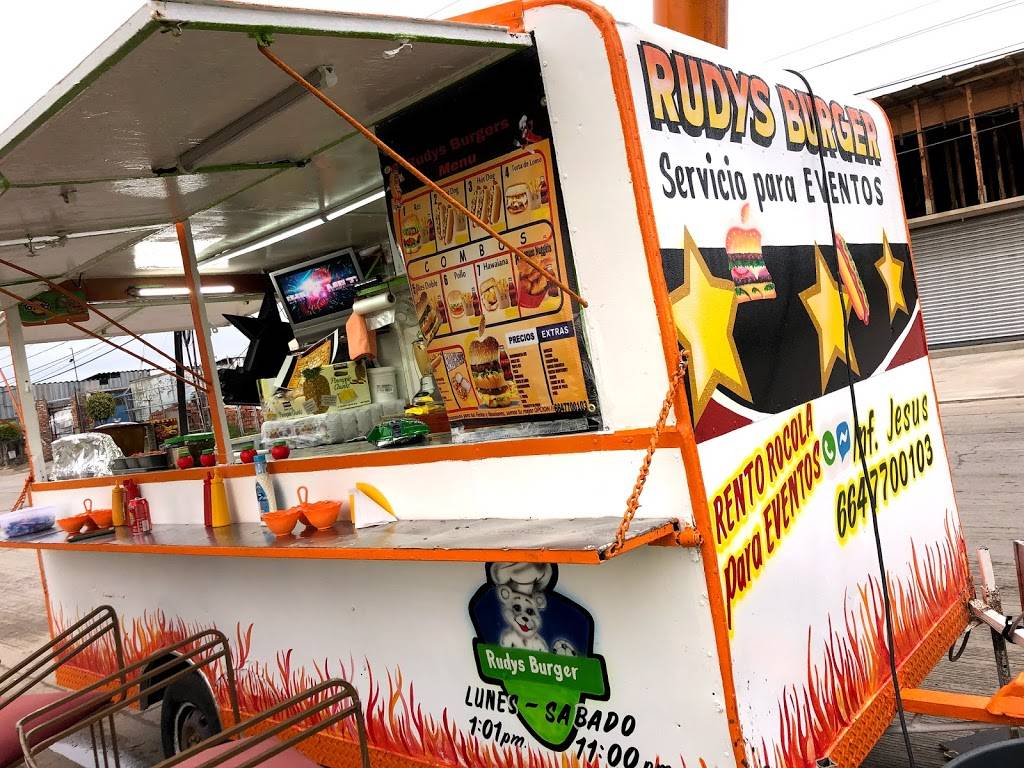 Rudys Burgers | Blvd. Benito Juárez, 22706 Rosarito, B.C., Mexico | Phone: 664 770 0103