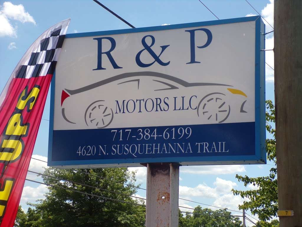 R & P Motors LLC | 4620 N Susquehanna Trail, York, PA 17406, USA | Phone: (717) 384-6199