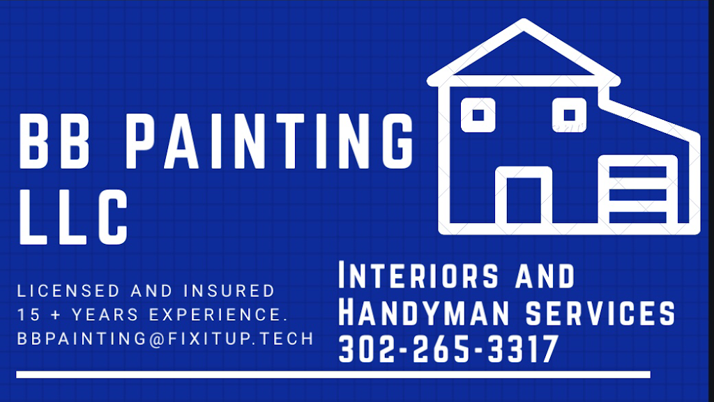 BB PAINTING LLC (Handyman Services) | 202 W Railroad Ave, Ellendale, DE 19941, USA | Phone: (302) 265-3317