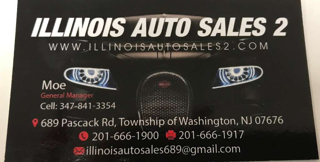 ILLINOIS AUTO SALES 2 | 689 Pascack Rd, Township of Washington, NJ 07676, USA | Phone: (201) 666-1900