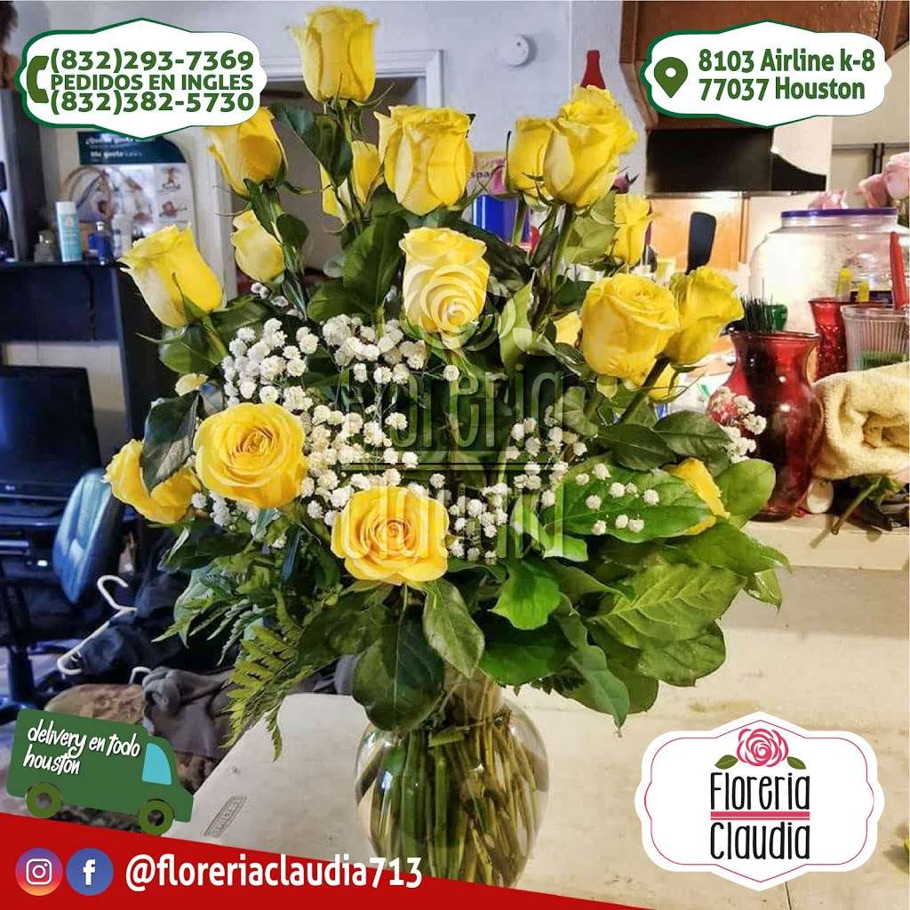 Florería Claudia | 8103 Airline Dr k-8, Houston, TX 77037, USA | Phone: (832) 293-7369