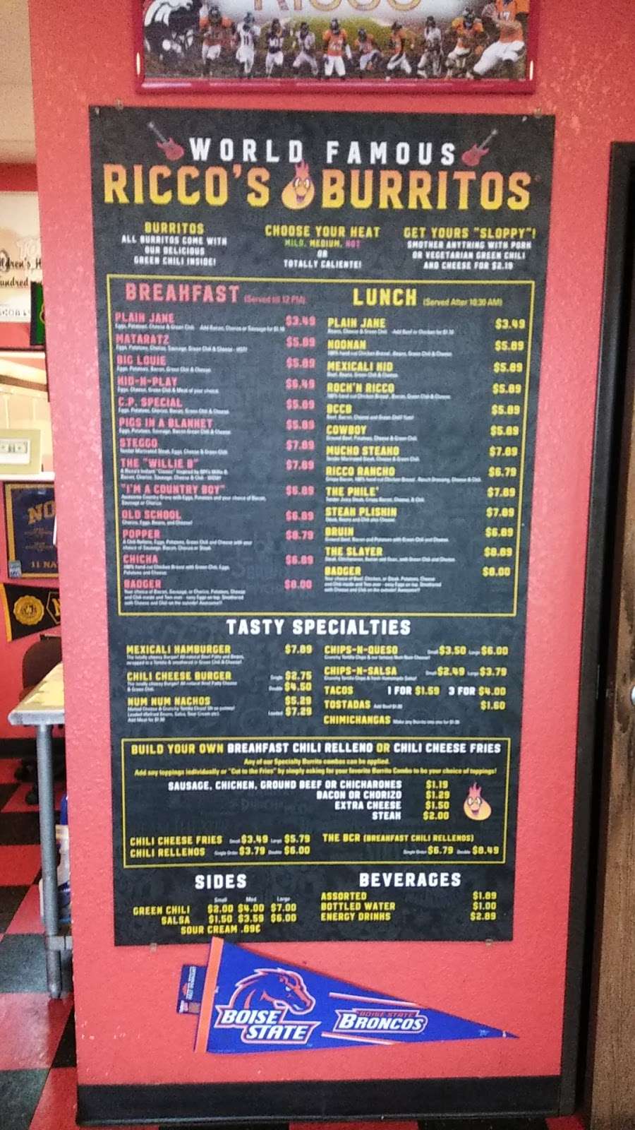Riccos Burritos | 7794 Washington St, Denver, CO 80229, USA | Phone: (303) 289-8600