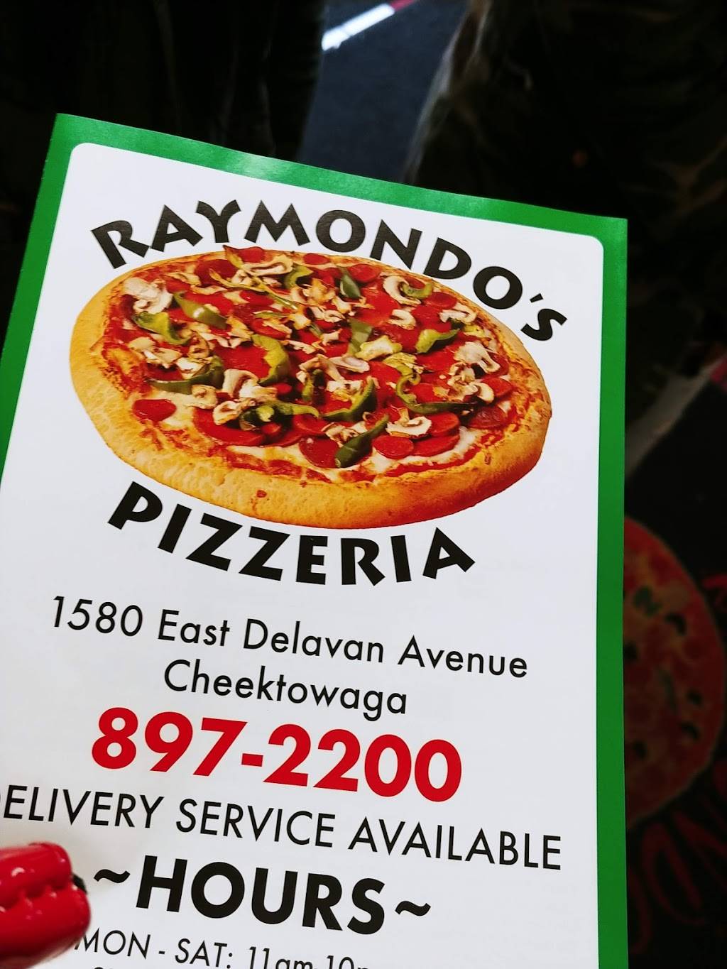 Raymondos Pizzeria | 1580 E Delavan Ave #3604, Cheektowaga, NY 14215, USA | Phone: (716) 897-2200