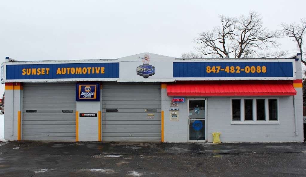 Sunset Tire & Auto Repair # 2 | 11 Waukegan Rd, Lake Bluff, IL 60044 | Phone: (847) 482-0088