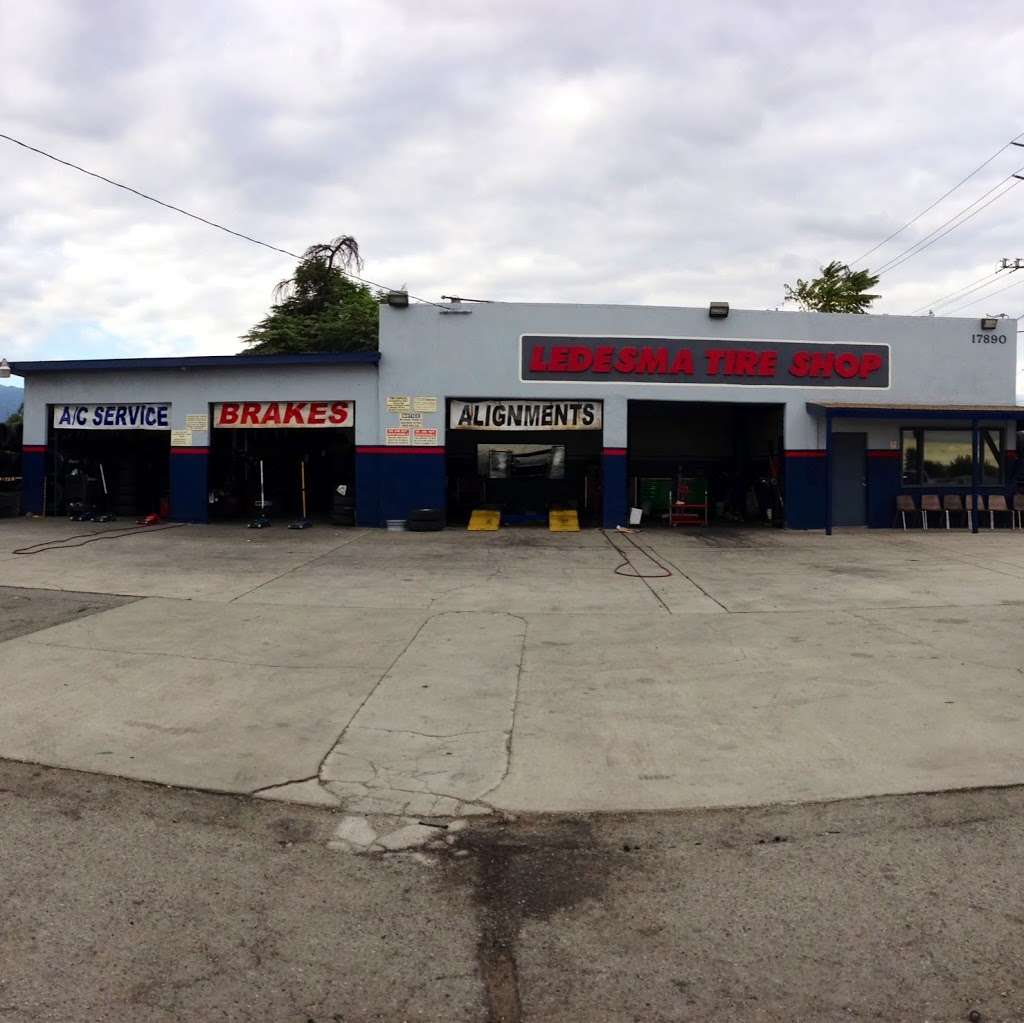 Ledesma Tire Shop | 17890 E Foothill Blvd, Fontana, CA 92335, USA | Phone: (909) 350-8695