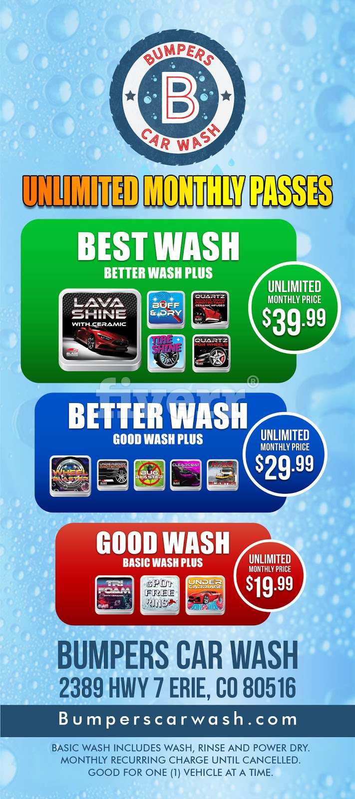 Bumpers Car Wash | 2389 CO-7, Erie, CO 80516, USA | Phone: (303) 944-8826