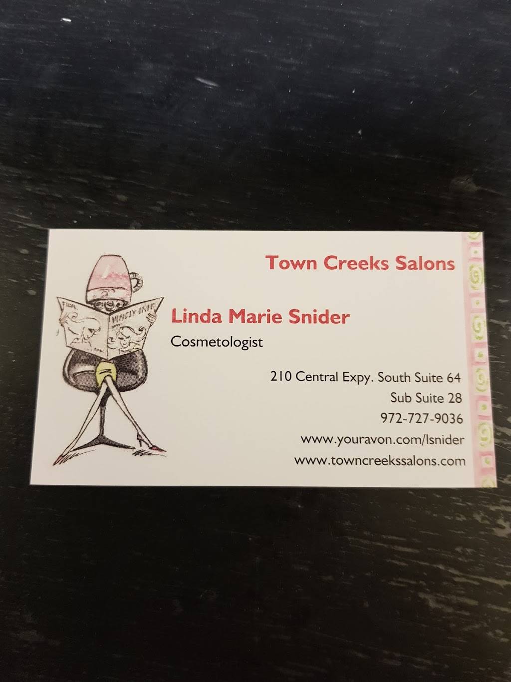 Linda Snider Salon | 210 Central Expy. South Suite 64 Sub Suite 28, Allen, TX 75013, USA | Phone: (972) 727-9036