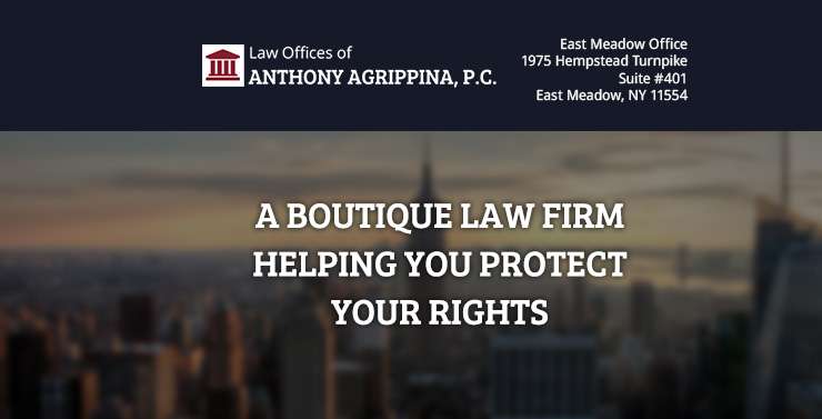 Law Offices of Anthony Agrippina | 1975 Hempstead Turnpike #401, East Meadow, NY 11554, USA | Phone: (718) 969-1425