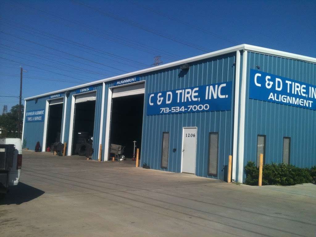 C & D Tire inc | 1206 W Pasadena Freeway Frontage Rd, Pasadena, TX 77506, USA | Phone: (713) 534-7000