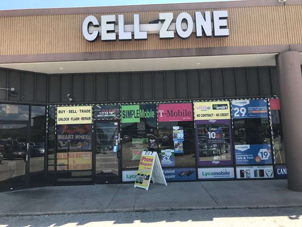 Cell Zone West Bellfort | 11715 W Bellfort Ave B, Stafford, TX 77477 | Phone: (281) 988-9633