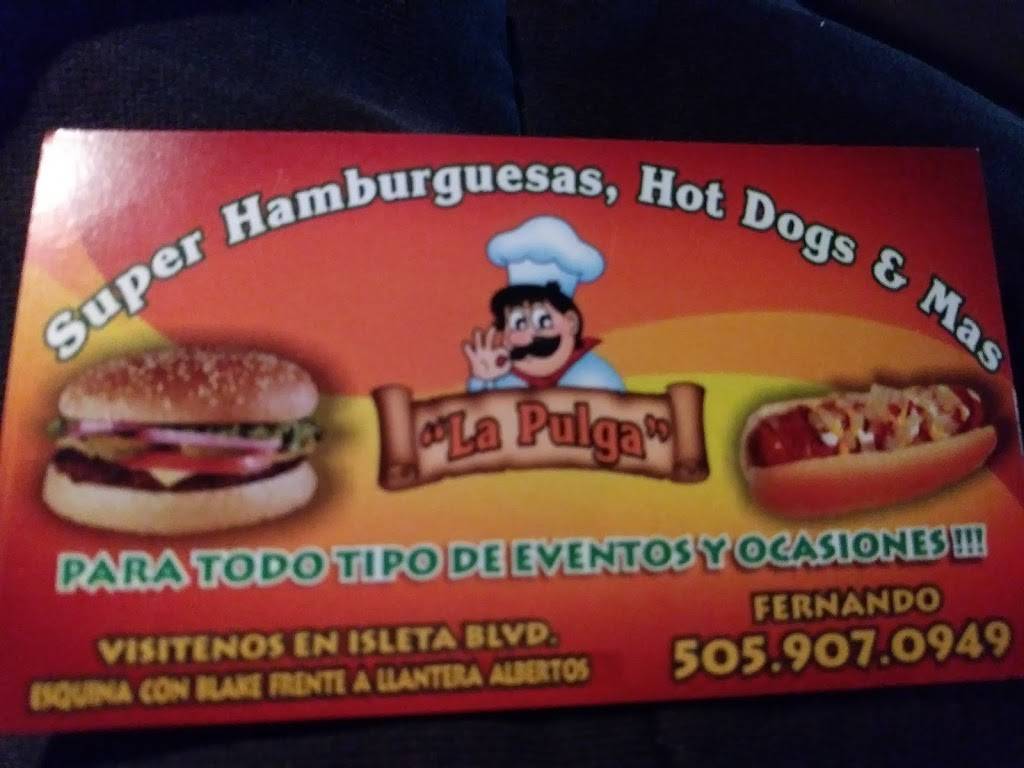 Super Hamburguesas, Hot Dogs Y Mas "La Pulga" | 2723 Isleta Blvd SW, Albuquerque, NM 87105, USA | Phone: (505) 907-0949