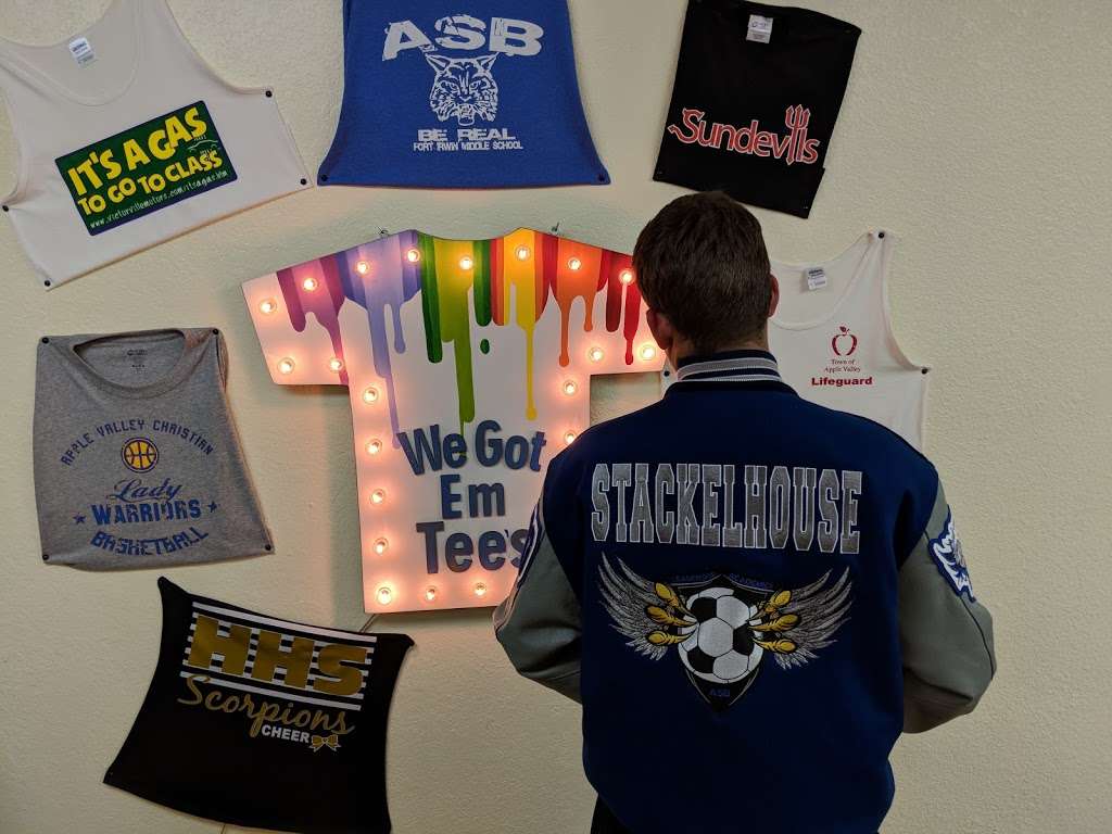Wegotem Tees | 19063 US Highway 18 Suite 106, Apple Valley, CA 92307, USA | Phone: (760) 983-6087