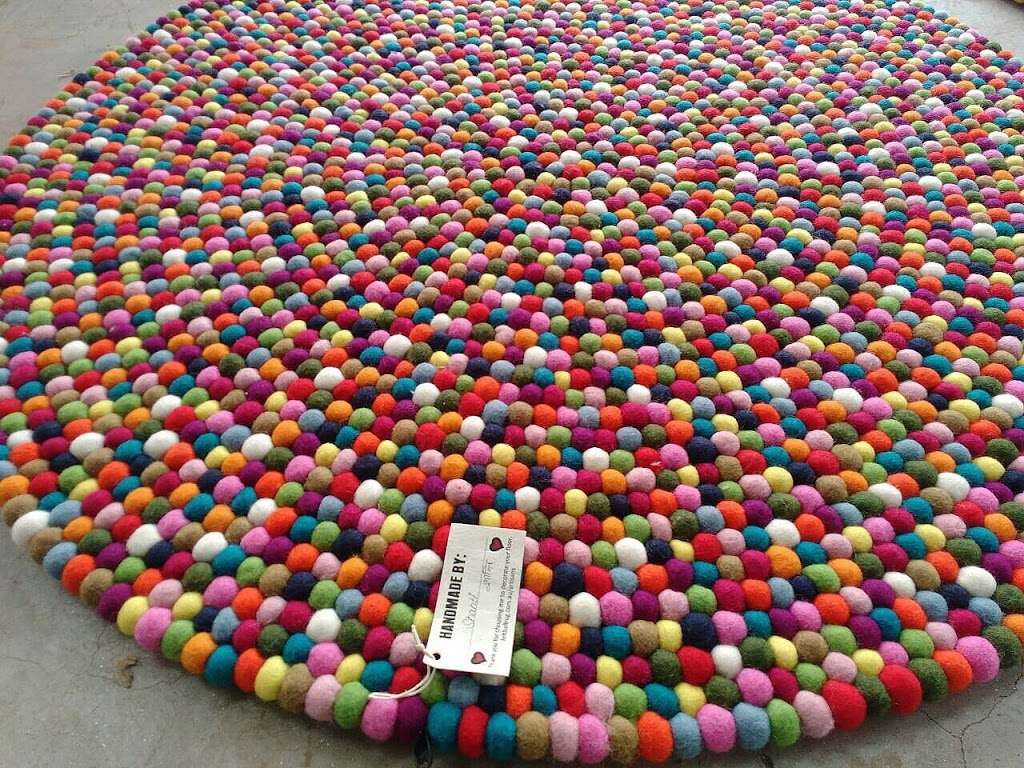 Felt Ball Rug USA | 3435 Sainte Mere Eglise Ln, Spring, TX 77388, USA | Phone: (832) 496-1376