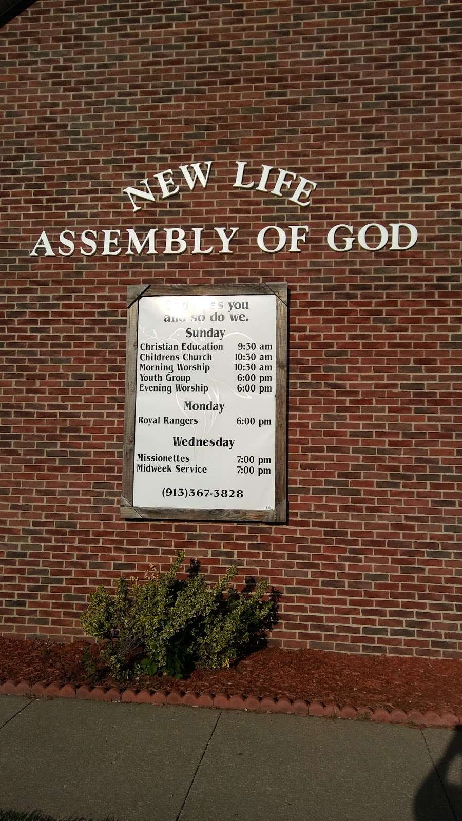 New Life Assembly of God | 1004 S 5th St, Atchison, KS 66002, USA | Phone: (913) 367-3828