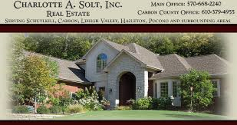 Charlotte A Solt Inc Real Estate | 237 Center St, Tamaqua, PA 18252, USA | Phone: (570) 668-2240