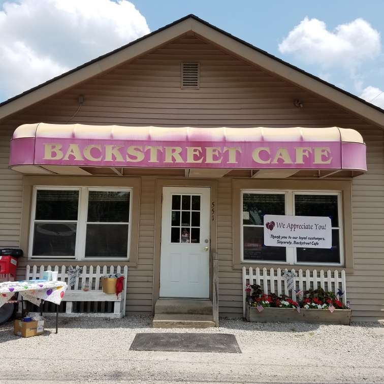 Backstreet Cafe | 551 Myrtle Ave, Frankfort, IN 46041, USA | Phone: (765) 654-7202