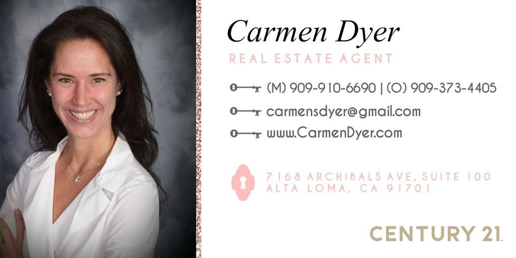 Carmen Dyer | 7168 Archibald Ave suite 100, Rancho Cucamonga, CA 91701 | Phone: (909) 910-6690