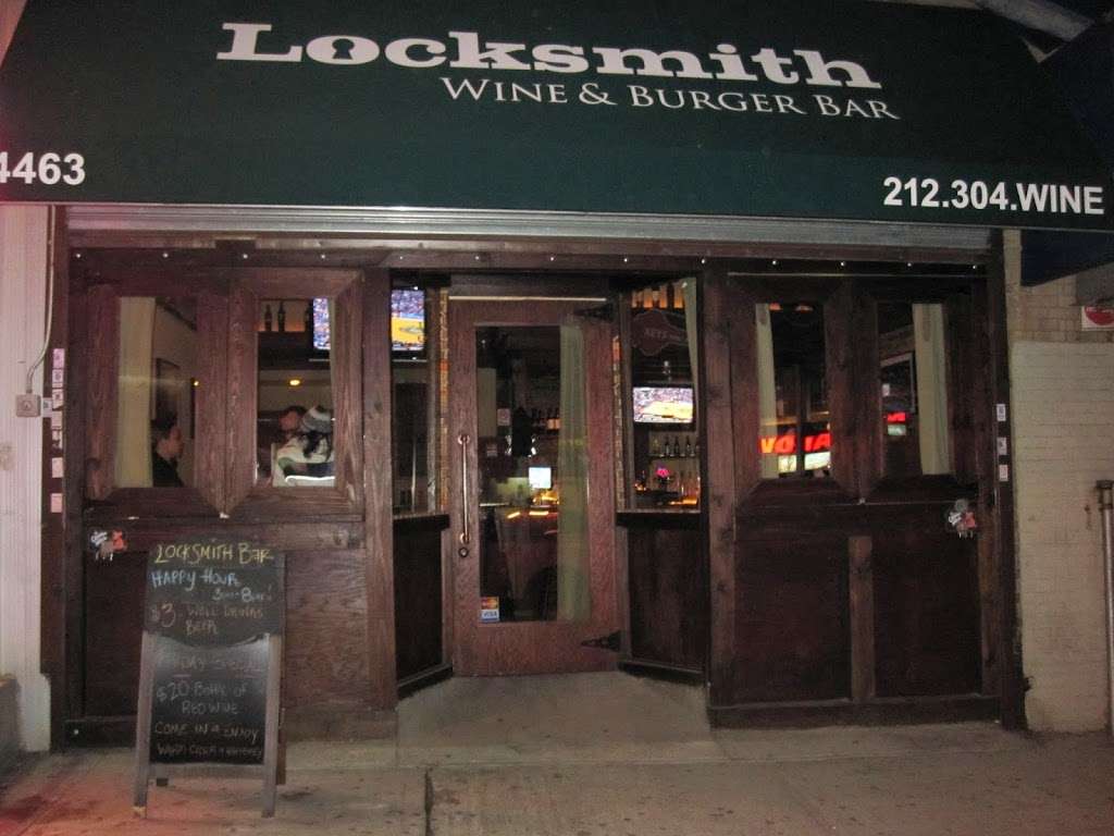 Locksmith Bar | 4463 Broadway, New York, NY 10040, USA | Phone: (212) 304-9463