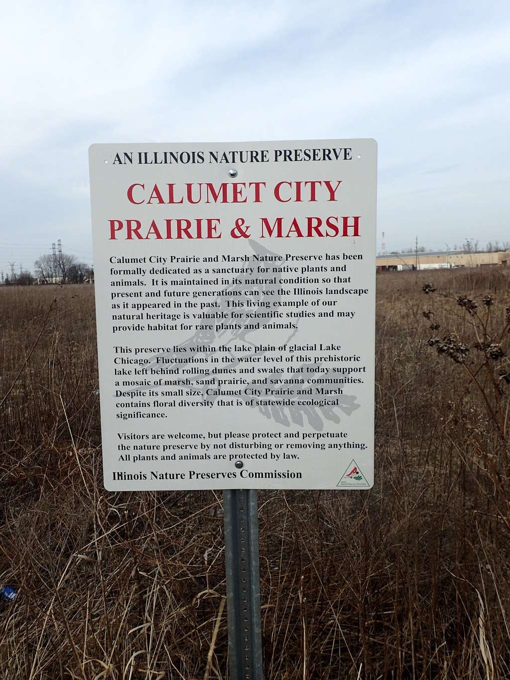 Calumet City Prairie and Marsh Nature Preserve | 60 State Line Rd, Calumet City, IL 60409
