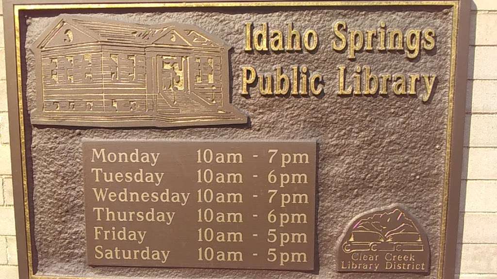 Idaho Springs Public Library, 219 14th Ave, Idaho Springs, CO 80452, USA