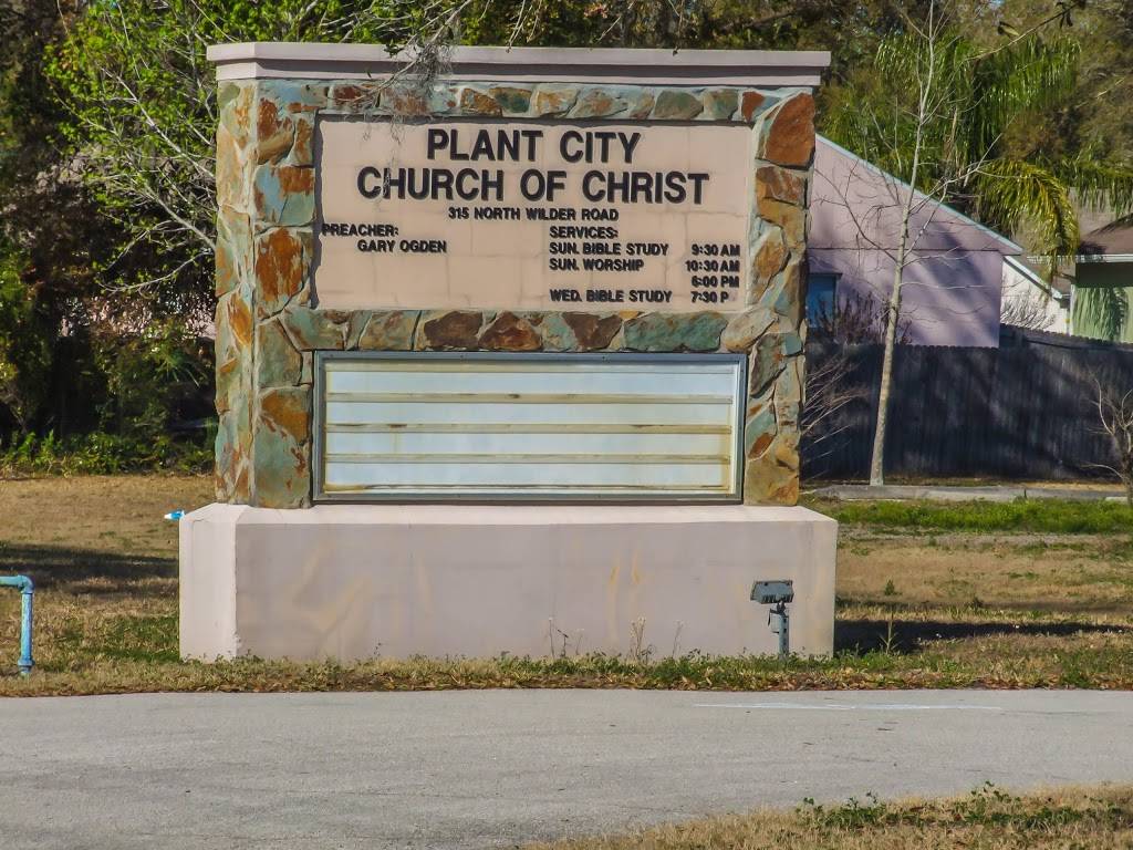 Church of Christ of Plant City | 315 N Wilder Rd, Plant City, FL 33566, USA | Phone: (813) 752-2771
