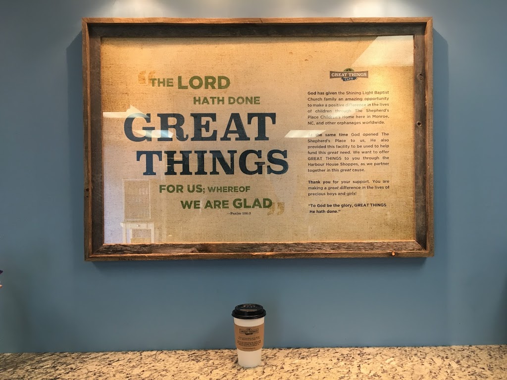 Great Things Cafe | 2605 Shining Light Church Rd, Monroe, NC 28110, USA | Phone: (704) 218-2213