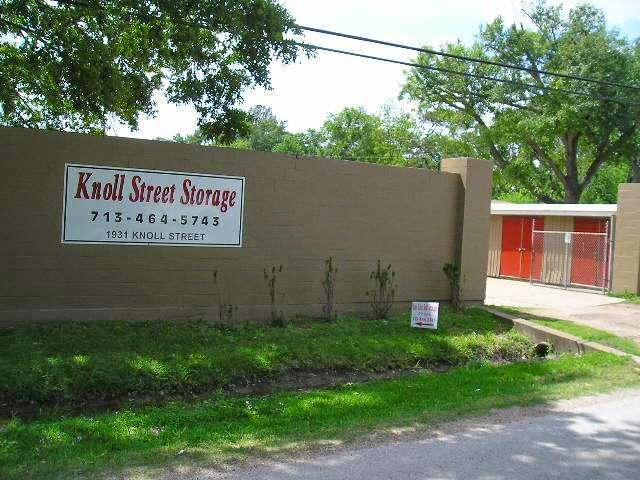 Knoll Street Storage | 1931 Knoll St, Houston, TX 77080, USA | Phone: (713) 464-5743
