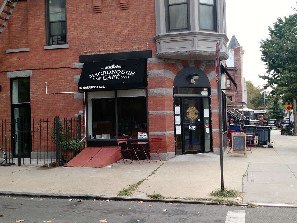 MacDonough Cafe | 83 Saratoga Ave, Brooklyn, NY 11233, USA | Phone: (347) 221-0295