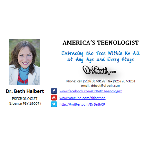 Dr. Beth Halbert, Americas Teenologist | 9 Mill Springs Ct, Pittsburg, CA 94565, USA | Phone: (510) 507-9198