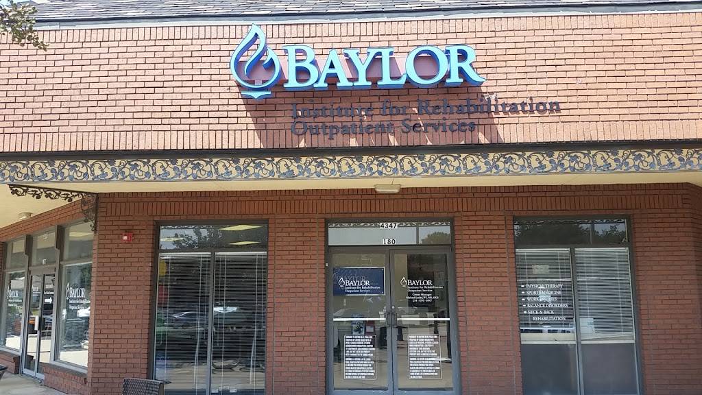 Baylor Scott & White Rehab | 4347 W Northwest Hwy Suite 180, Dallas, TX 75220 | Phone: (214) 654-0947