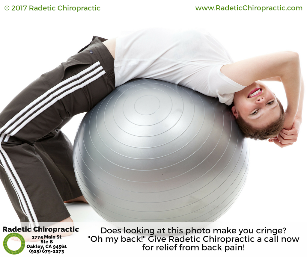 Radetic Chiropractic | 3775 Main St, Oakley, CA 94561, USA | Phone: (925) 679-2273