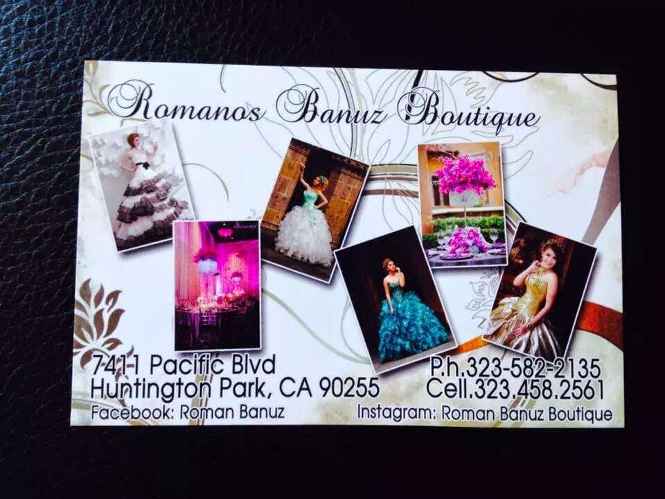 ROMANO BANUZ BOUTIQUE | 7411 Pacific Blvd, Huntington Park, CA 90255, USA | Phone: (323) 458-2561