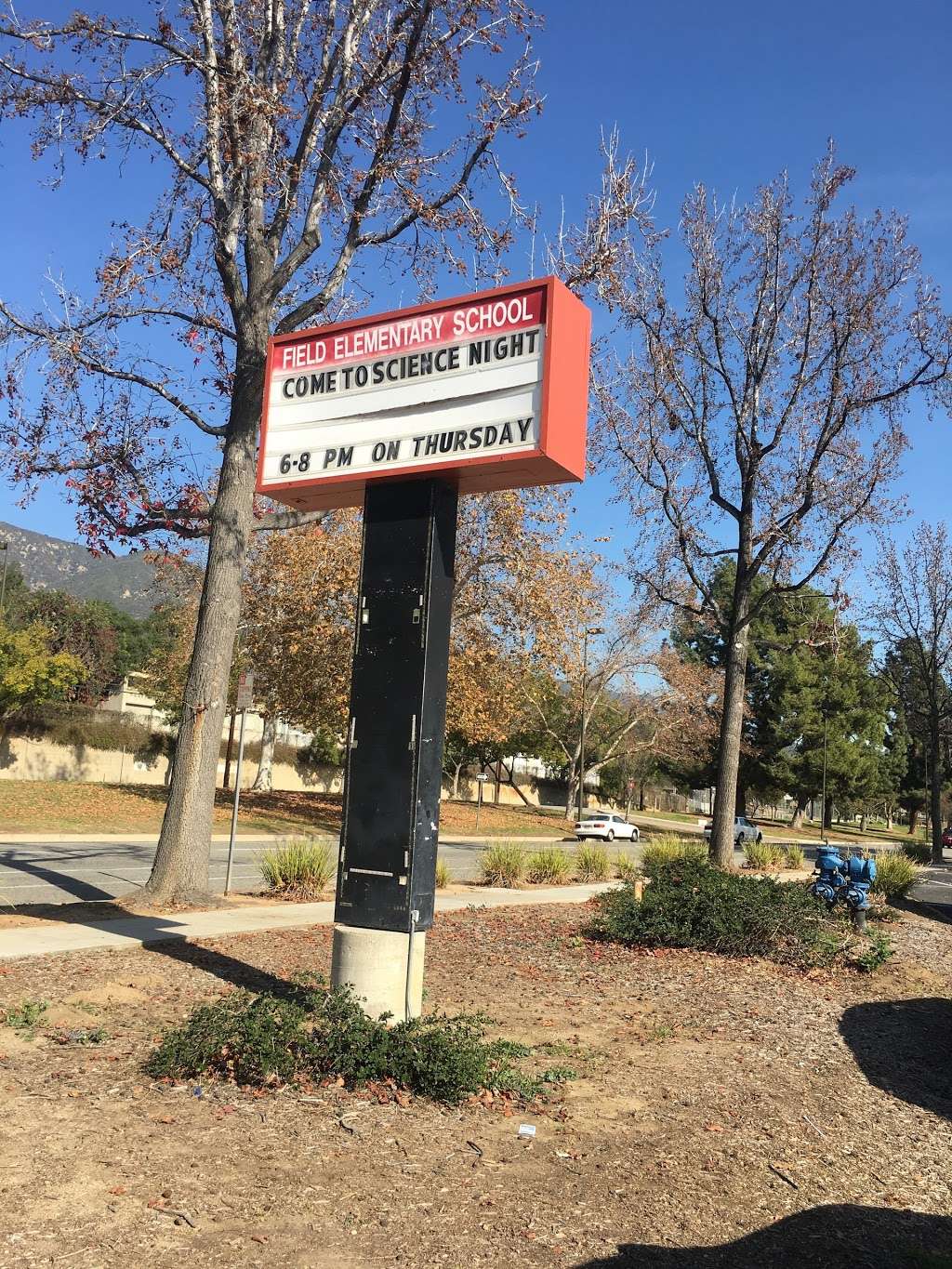 Field (Eugene) Elementary School | 3600 E Sierra Madre Blvd, Pasadena, CA 91107, USA | Phone: (626) 396-5860