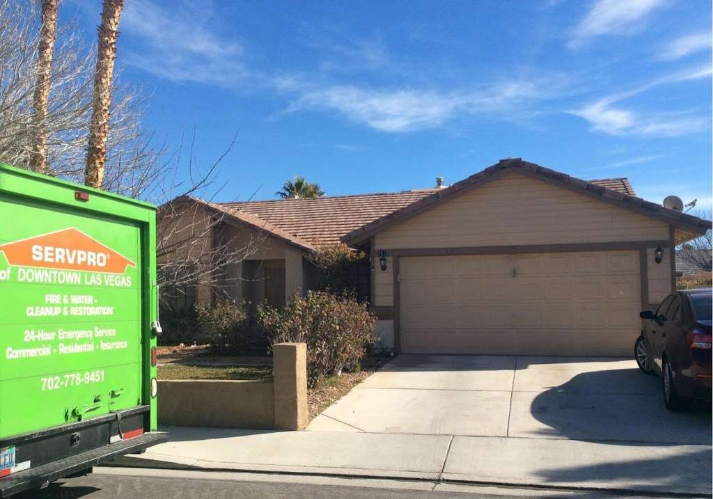 SERVPRO of Downtown Las Vegas Water and Fire Damage Cleanup and  | 3808 Octagon Road North, North Las Vegas, NV 89030, USA | Phone: (702) 778-9451