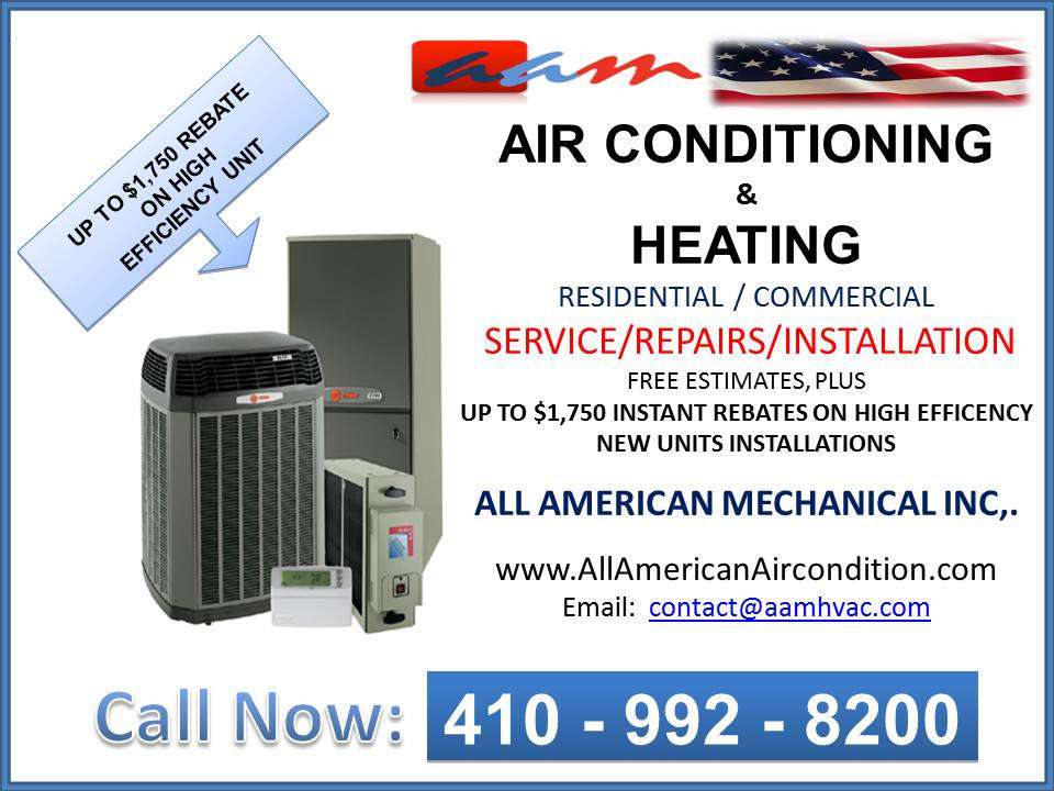 All American Mechanical Inc | 10690 MD-108, Ellicott City, MD 21042, USA | Phone: (410) 992-8200