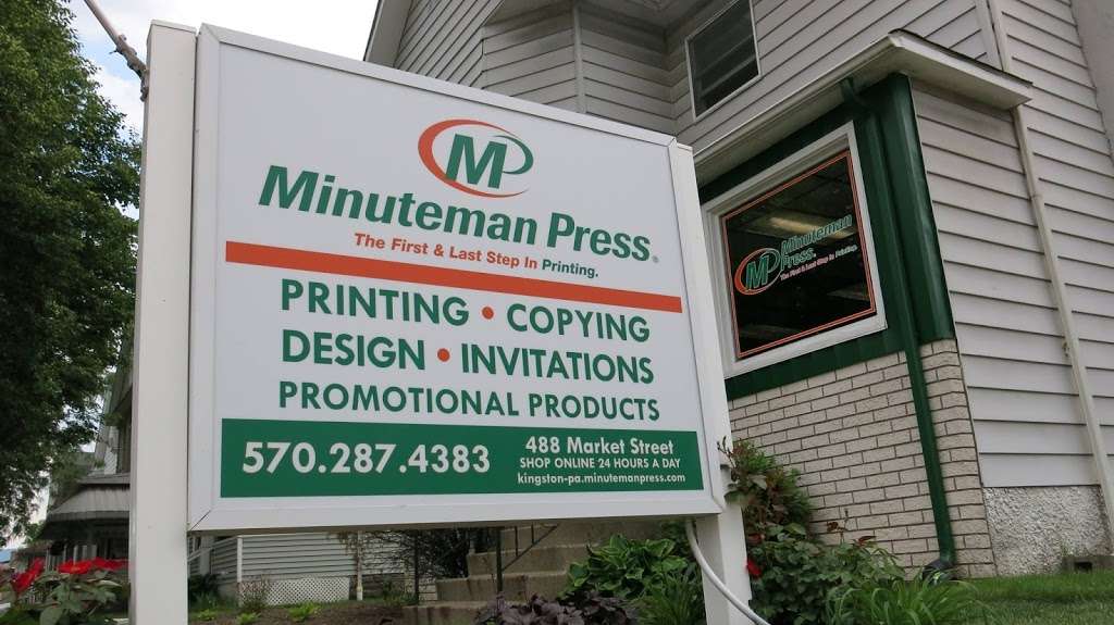 Minuteman Press - Kingston | 488 Market St, Kingston, PA 18704 | Phone: (570) 287-4383