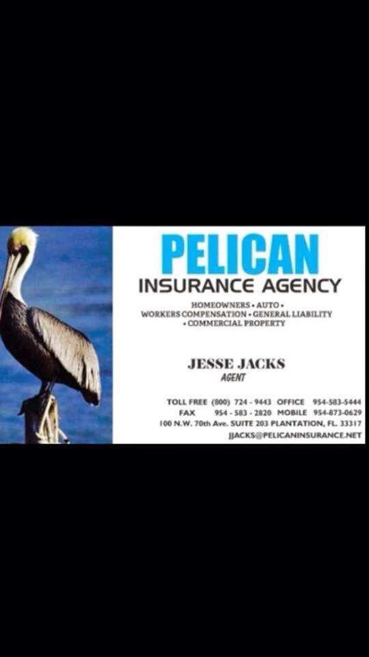 Pelican Insurance Agency | Plantation, FL 33317, USA | Phone: (954) 583-5444