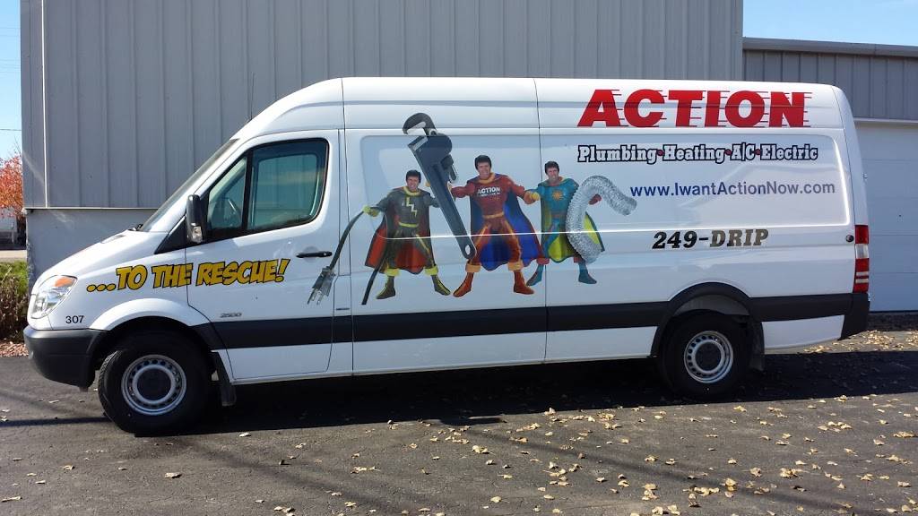 Action Plumbing, Heating, Air Conditioning and Electric, Inc. | 899 S Bird St, Sun Prairie, WI 53590 | Phone: (608) 837-3638