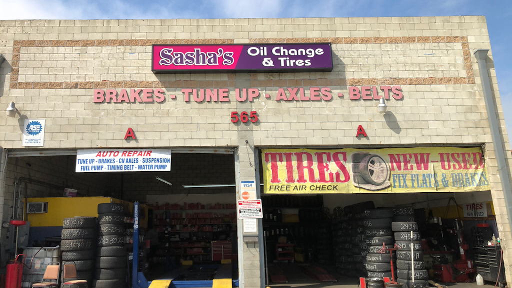 Sashas Oil Change & Tires | 565 S Greenwood Ave, Montebello, CA 90640, USA | Phone: (323) 490-7222