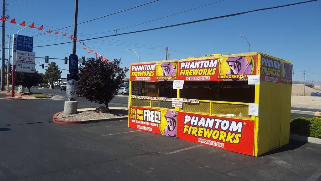 Phantom Fireworks Stand | 6660 Vegas Dr, Las Vegas, NV 89108 | Phone: (702) 644-9600
