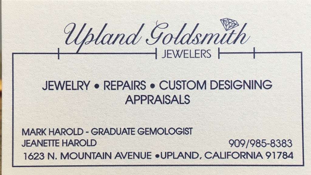 Upland Goldsmiths Jewelers /Upland Jewelers | 1623 N Mountain Ave, Upland, CA 91784, USA | Phone: (909) 985-8383