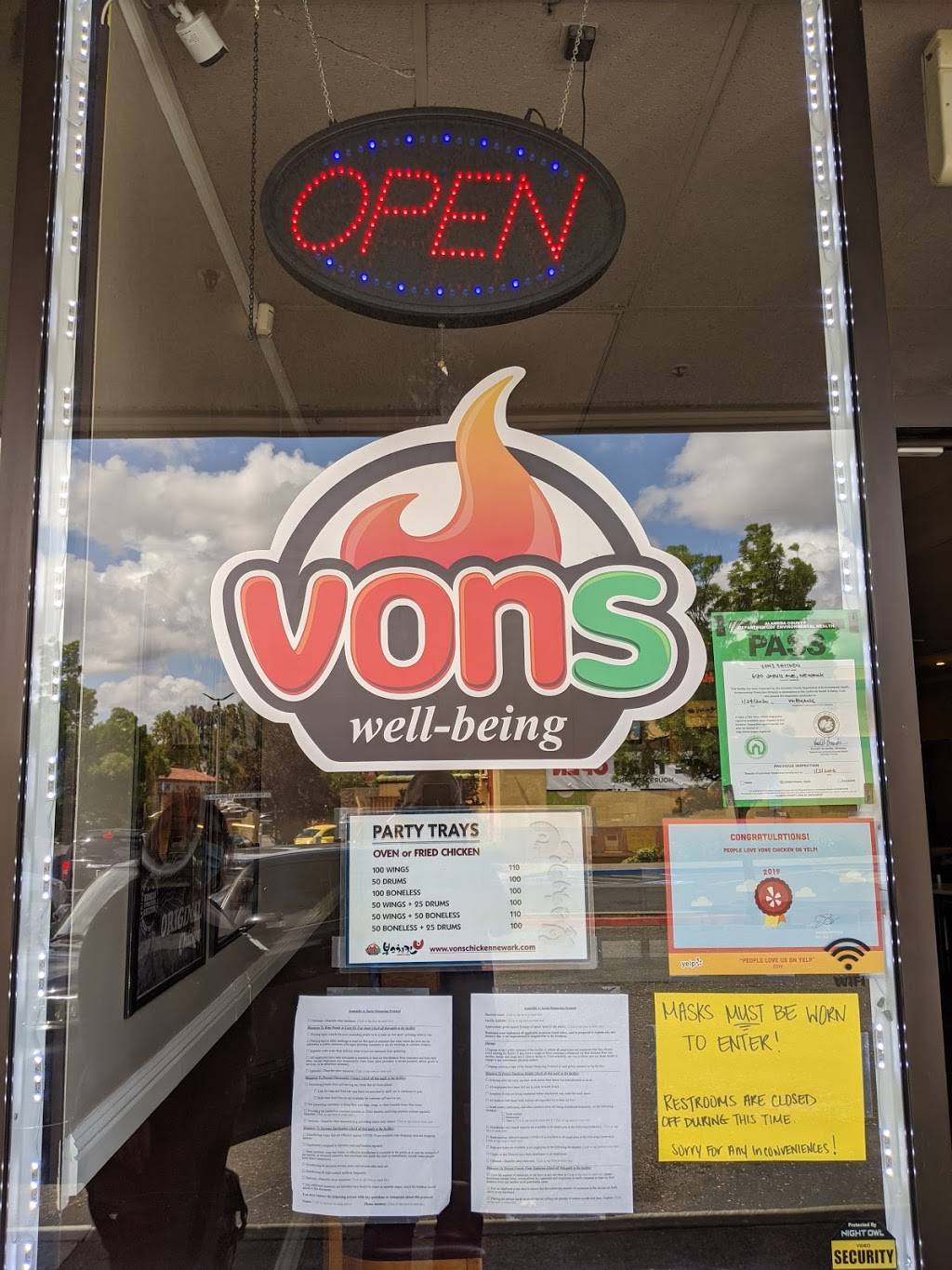 Vons Chicken Newark | 6180 Jarvis Ave, Newark, CA 94560, USA | Phone: (510) 894-1387