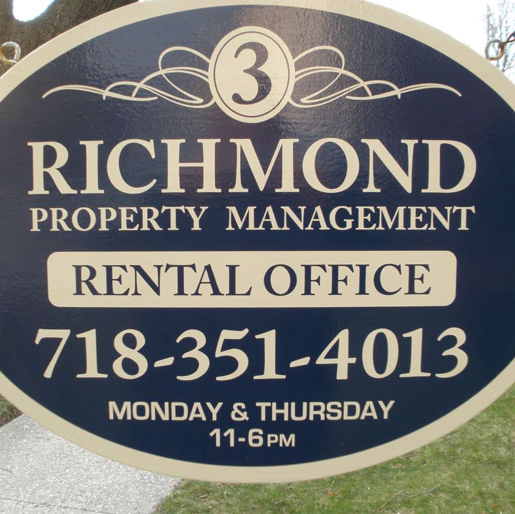 Richmond Property Management | 3 Greeley Ave, Staten Island, NY 10306, USA | Phone: (718) 351-4013